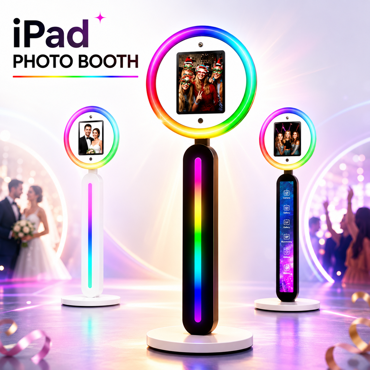 Photography Lighting Rental - Portable iPad Photo Booth Stand with