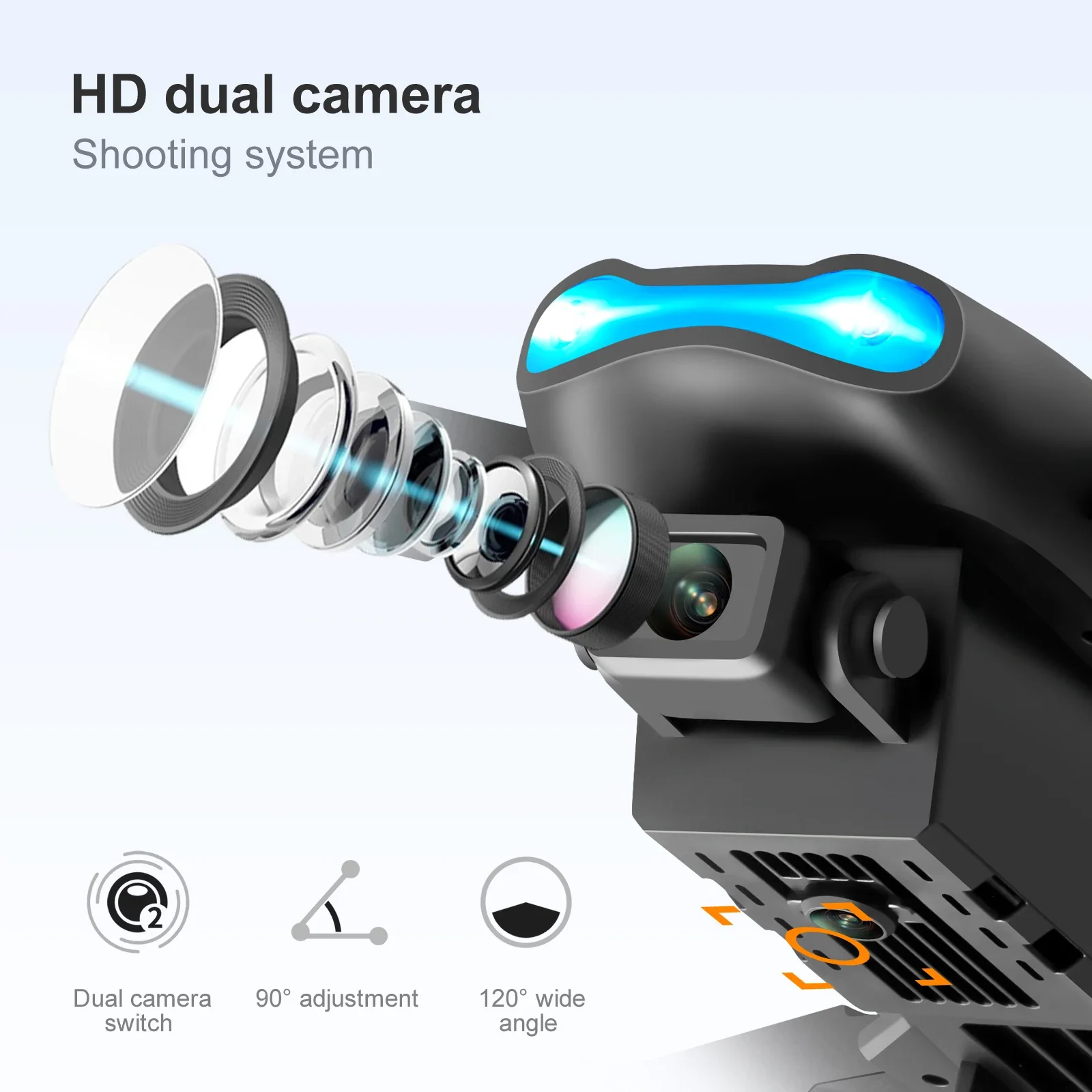 K3 E99PRO Drone with Dual HD C – Photography Lighting App recenzja i cena