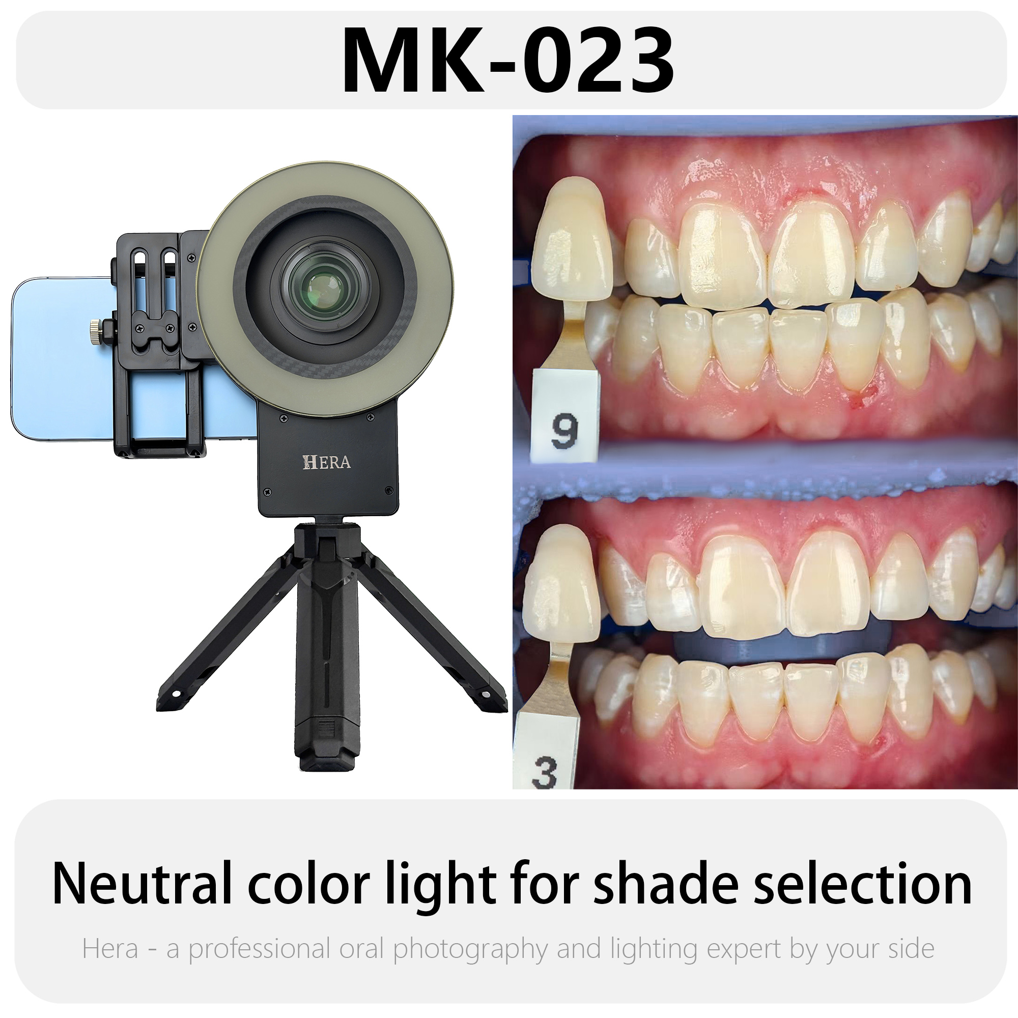 HERA MK-23 Intraoral Dental Ph – Photography Lighting Lamp recenzja i cena