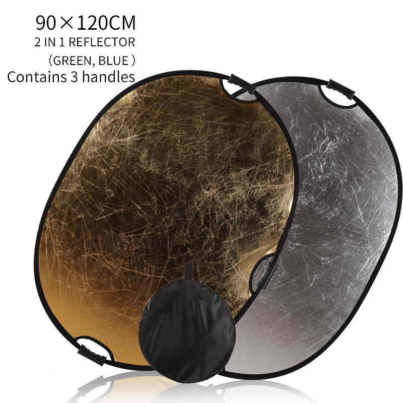 Portable 2-in-1 35x47inch/90x1 – Reflector Disc Silver recenzja i cena