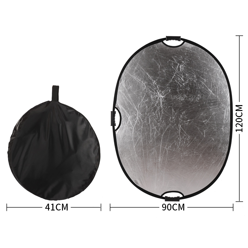 Portable 2-in-1 35x47inch/90x1 – Reflector Disc Silver recenzja i cena