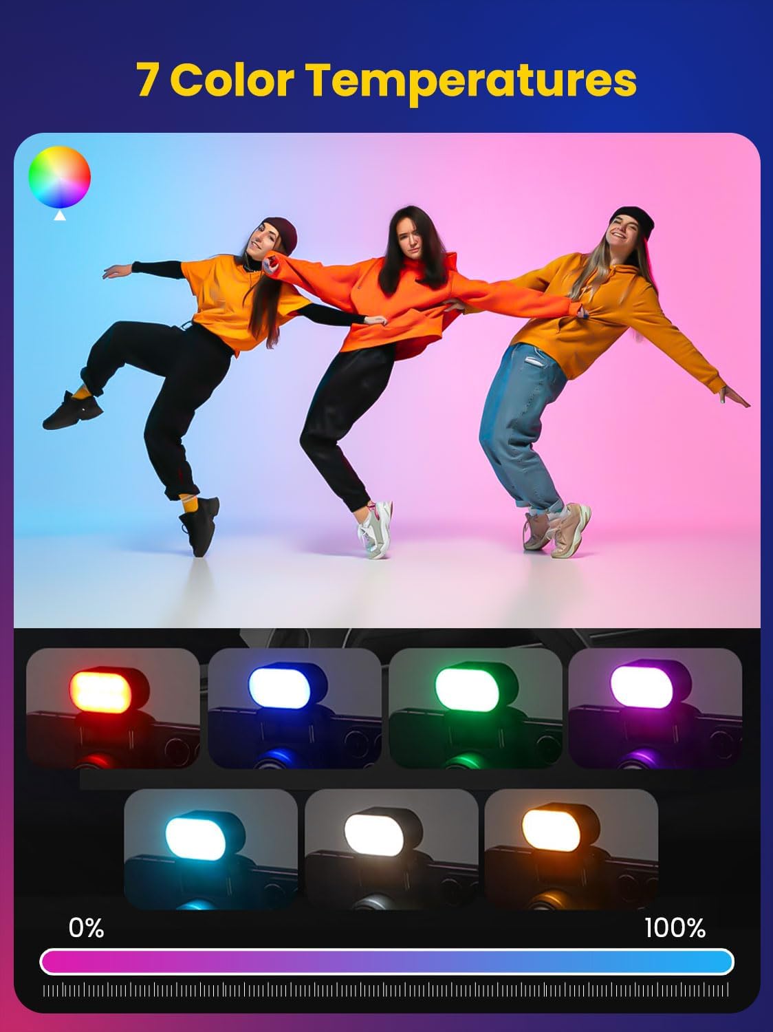 AOCHUAN Mini RGB Magnetic Fill – Quality Photography Lighting recenzja i cena