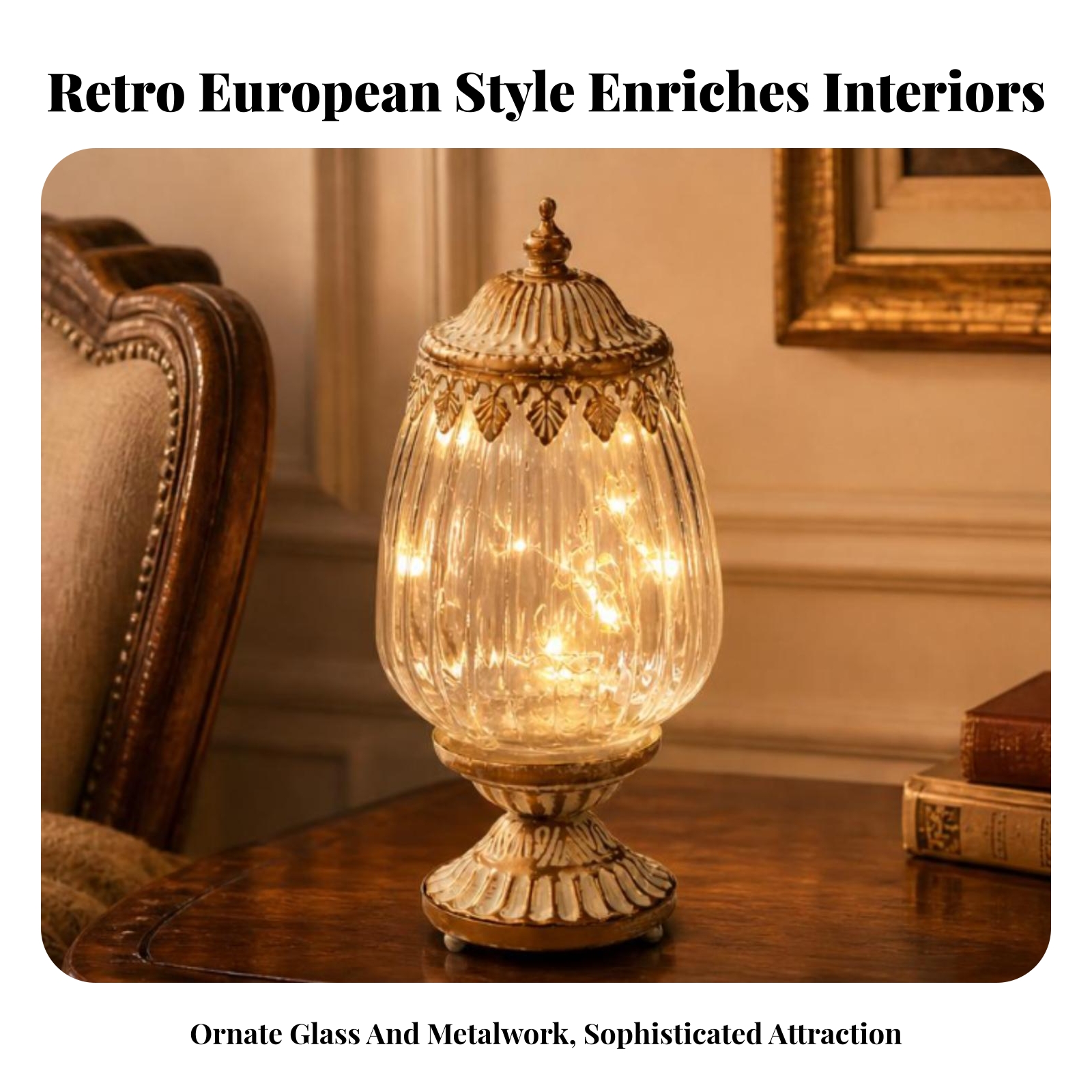 Vintage Ribbed Glass Lantern O – Photography Lighting Lamp recenzja i cena