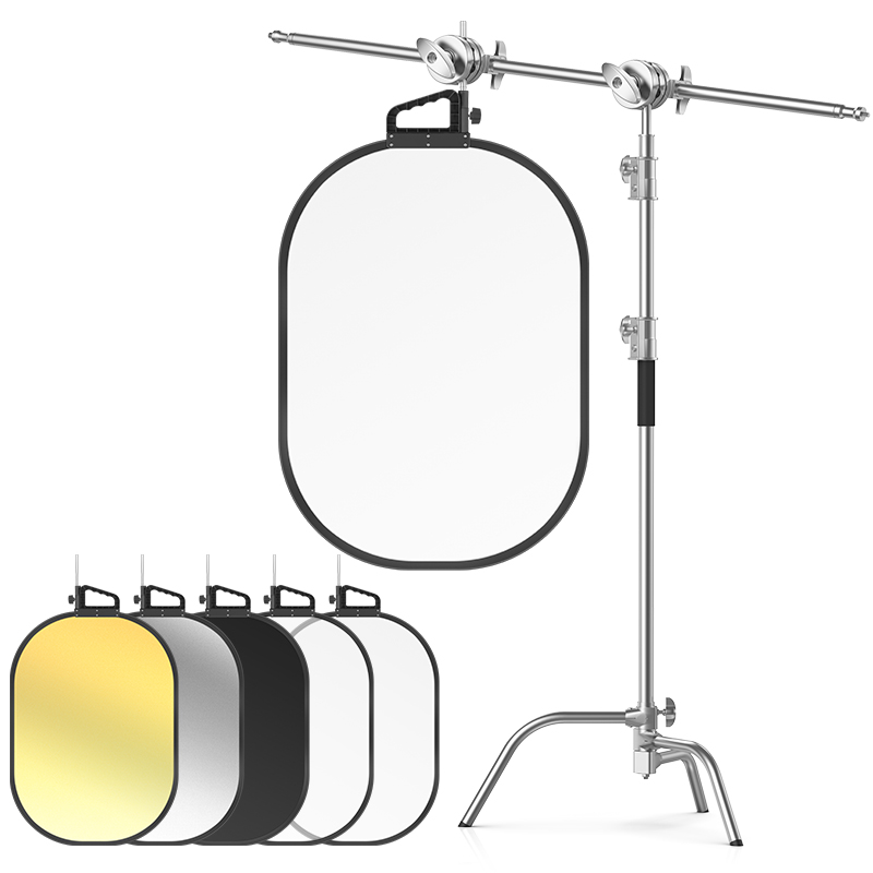 25*29in Light Reflector Stand  – Reflector Disc Silver recenzja i cena