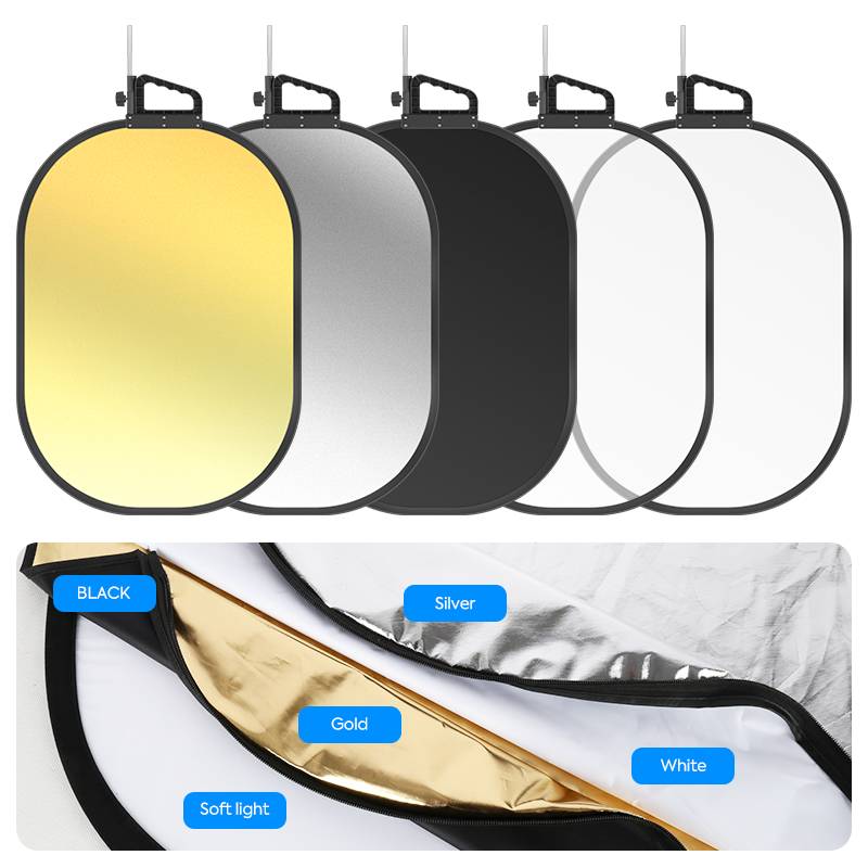 25*29in Light Reflector Stand  – Reflector Disc Silver recenzja i cena
