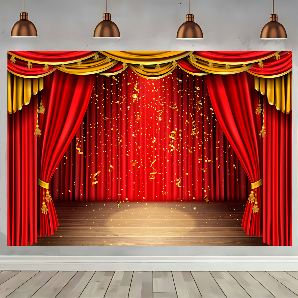 Red Theater Curtain Party Back – Photography Lighting Box recenzja i cena