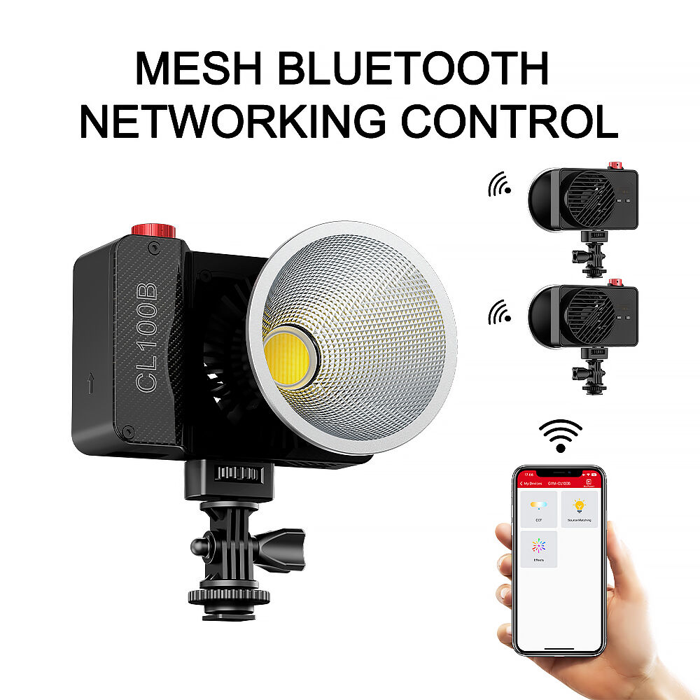 GVM CL100B Portable Bi-Color L – Photography Lighting App recenzja i cena