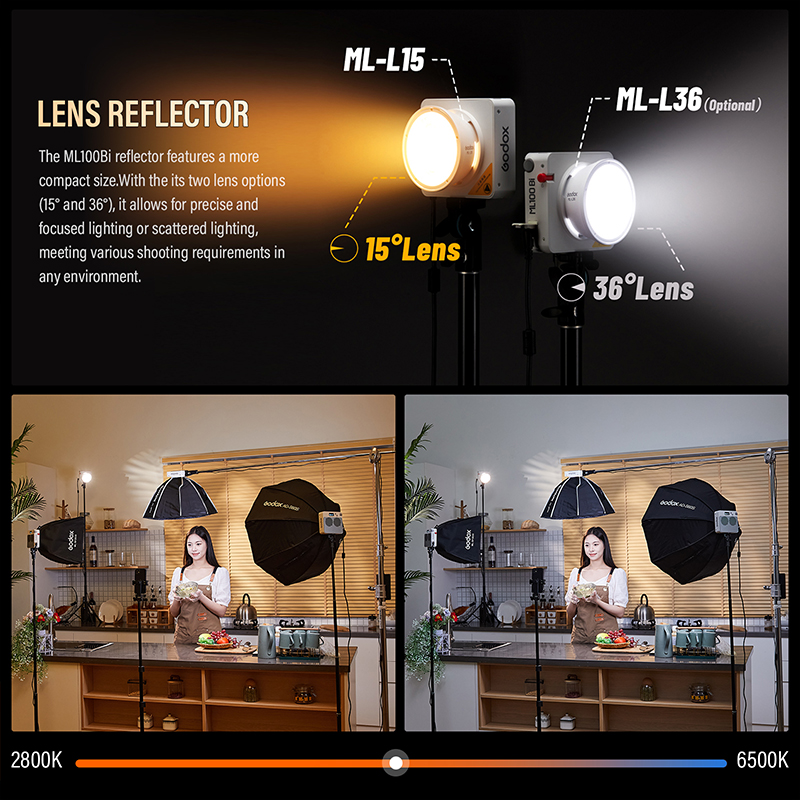 Godox ML100Bi/ML100R Bi-Color  – Photography Lighting App recenzja i cena
