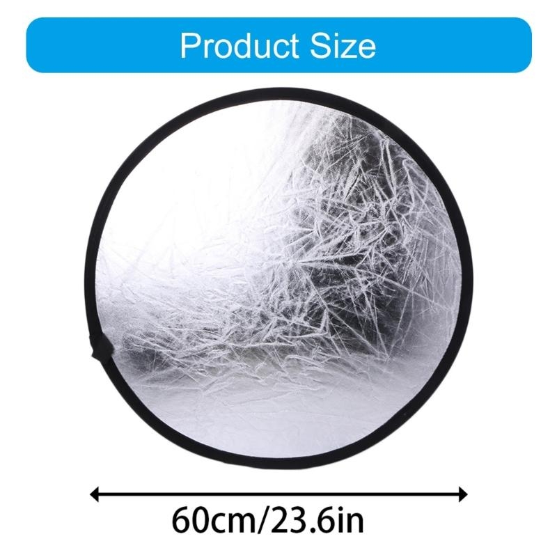 2 in 1 55-60cm Light Mulit Col – Reflector Disc Silver recenzja i cena