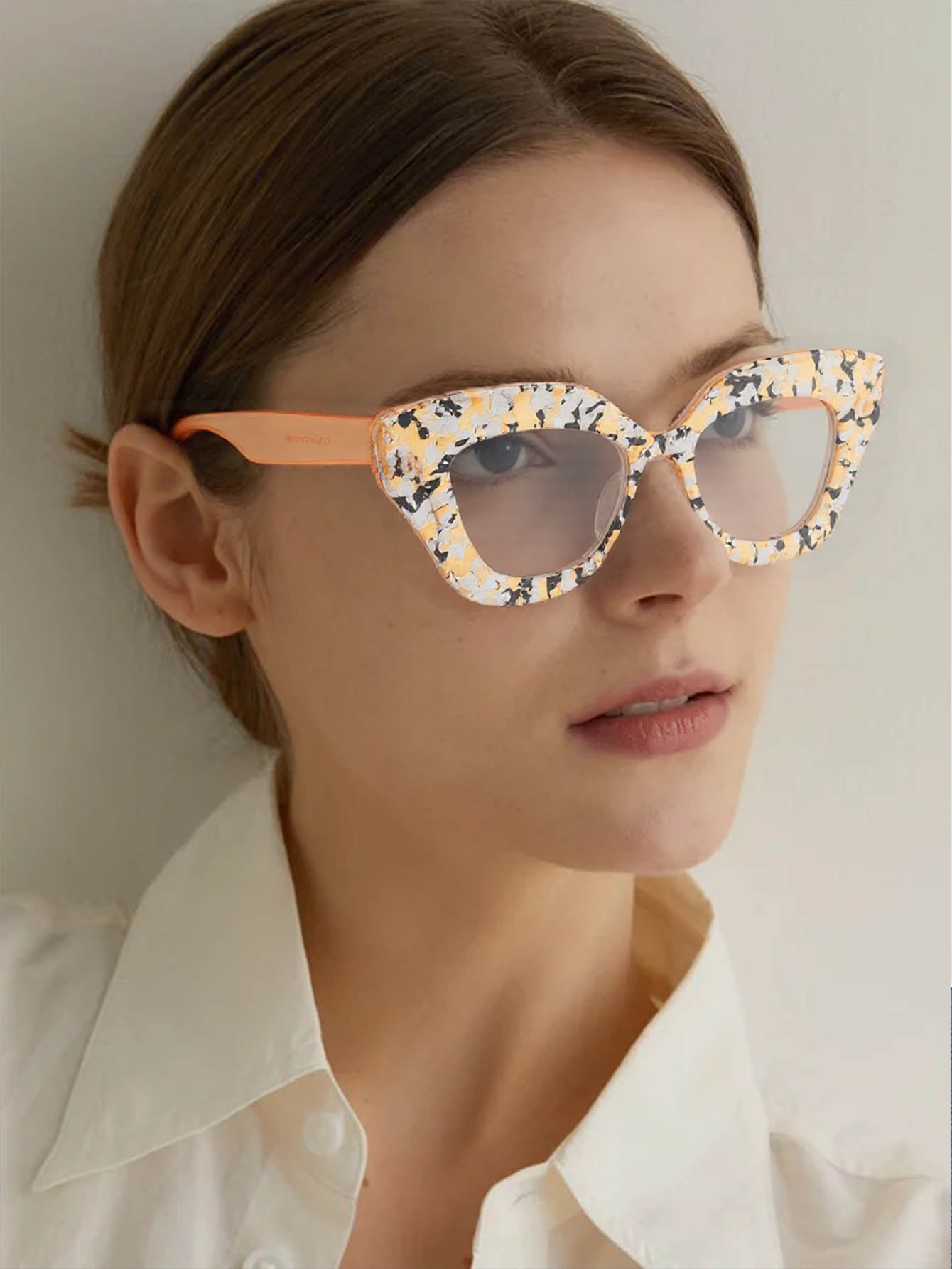 Large Frame Cat-Eye Floral Gla – Lighting Glass Photography recenzja i cena