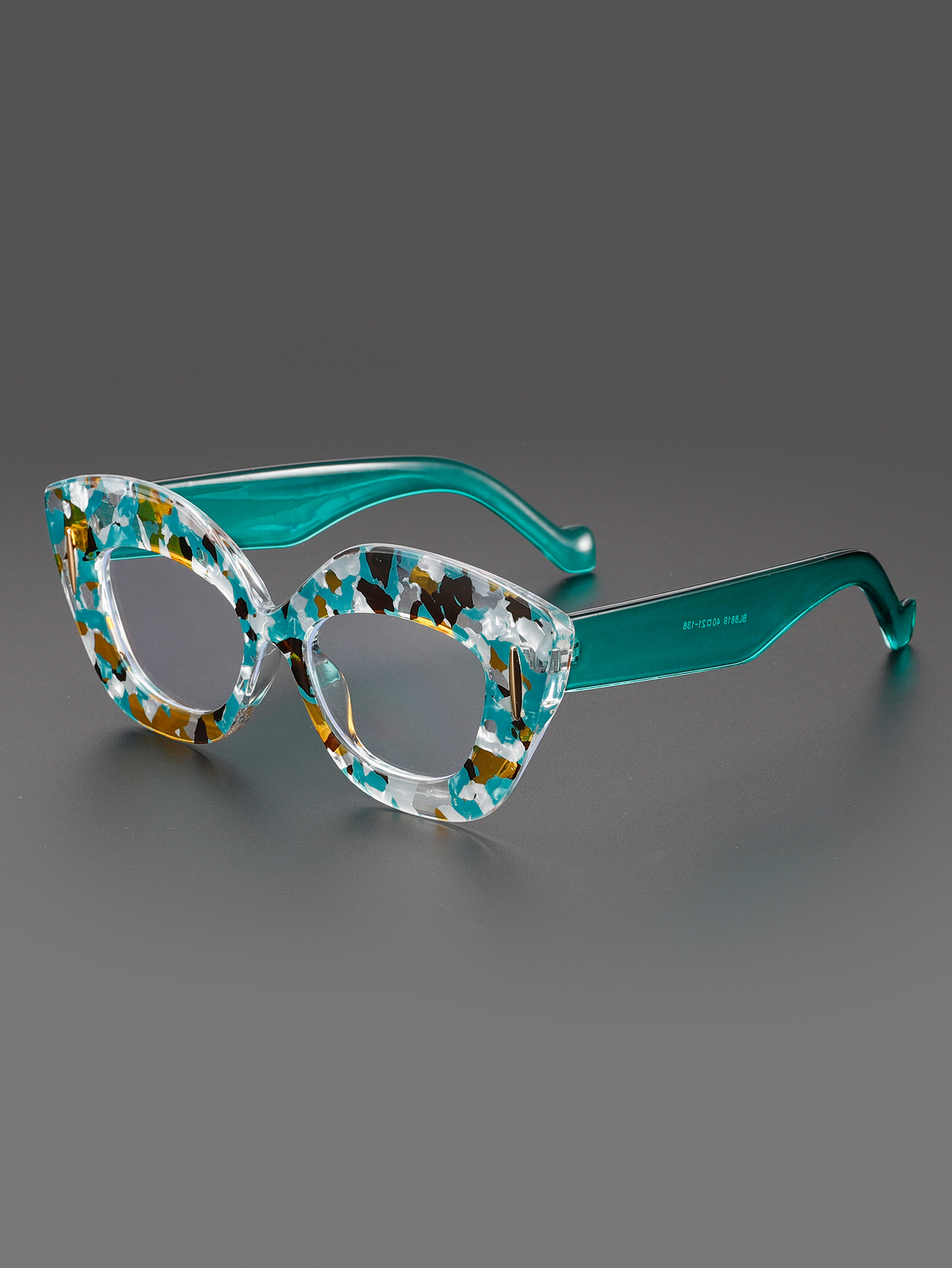 Large Frame Cat-Eye Floral Gla – Lighting Glass Photography recenzja i cena