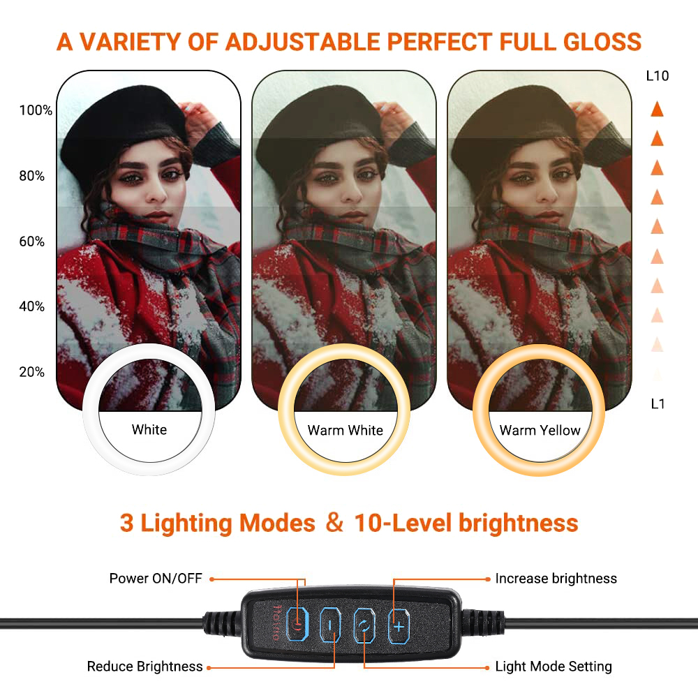 26cm 10 inch Led Ring Selfie L – Quality Photography Lighting recenzja i cena