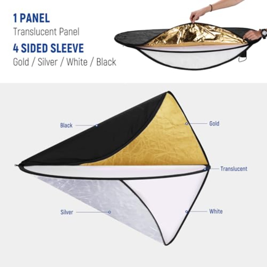 51 Inch/130 Centimeter Light R – Reflector Disc Silver recenzja i cena