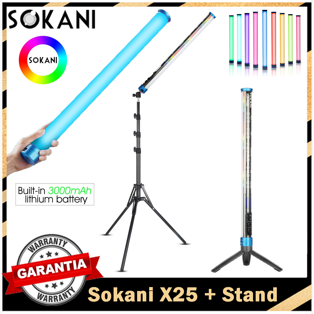 Sokani X25 RGB LED Video Light – Photography Lighting App recenzja i cena