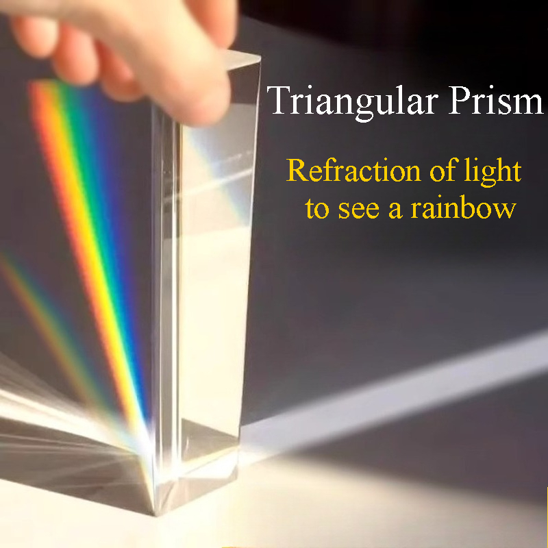 1PC Rainbow Triangular Prism K – Lighting Glass Photography recenzja i cena