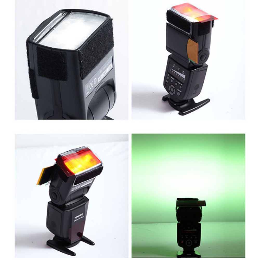 12 Colors Camera Flash Gels Li – Photography Lighting Box recenzja i cena