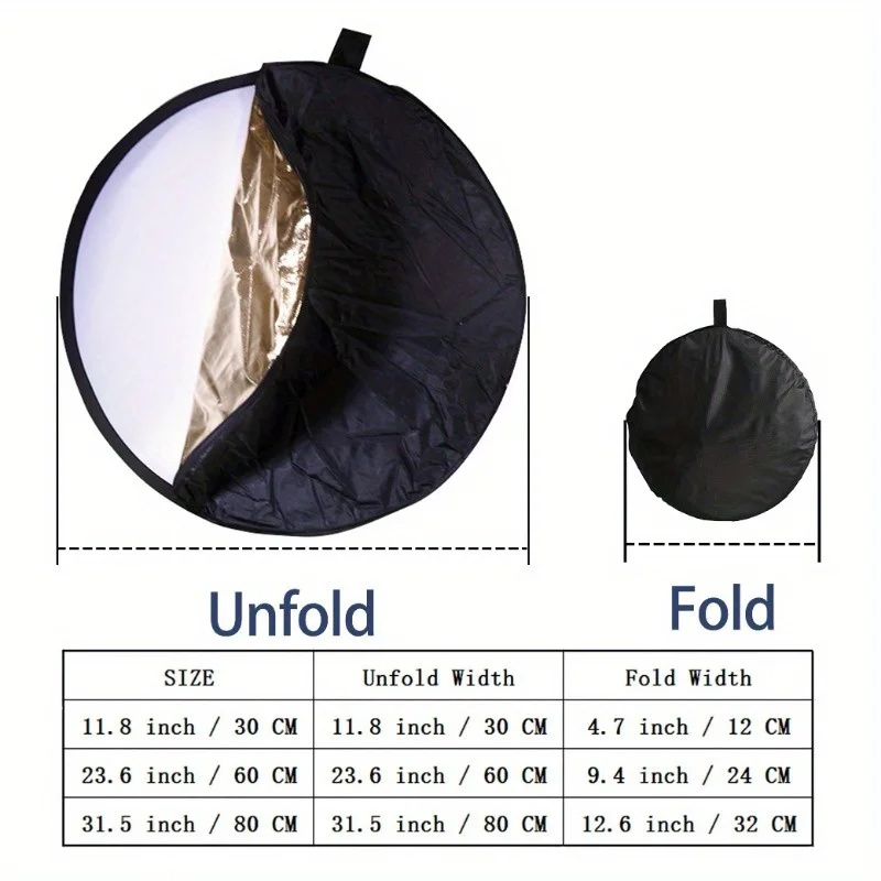 1pc Portable five in one refle – Reflector Disc Silver recenzja i cena