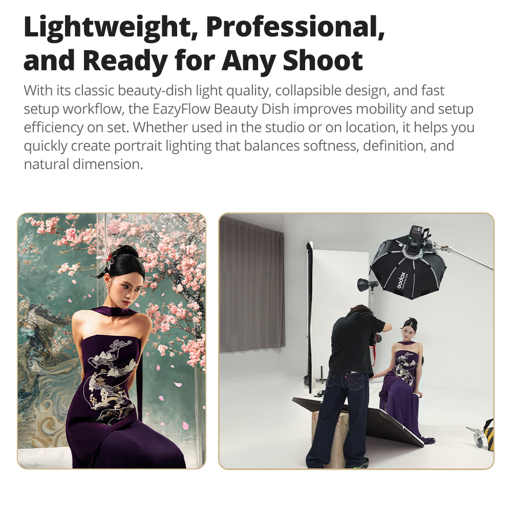 New Godox EazyFlow Beauty Dish – Photography Lighting Box recenzja i cena