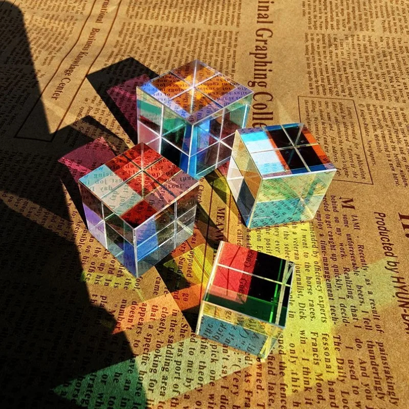 Glass Cube Dichroic Prism X-Cu – Lighting Glass Photography recenzja i cena