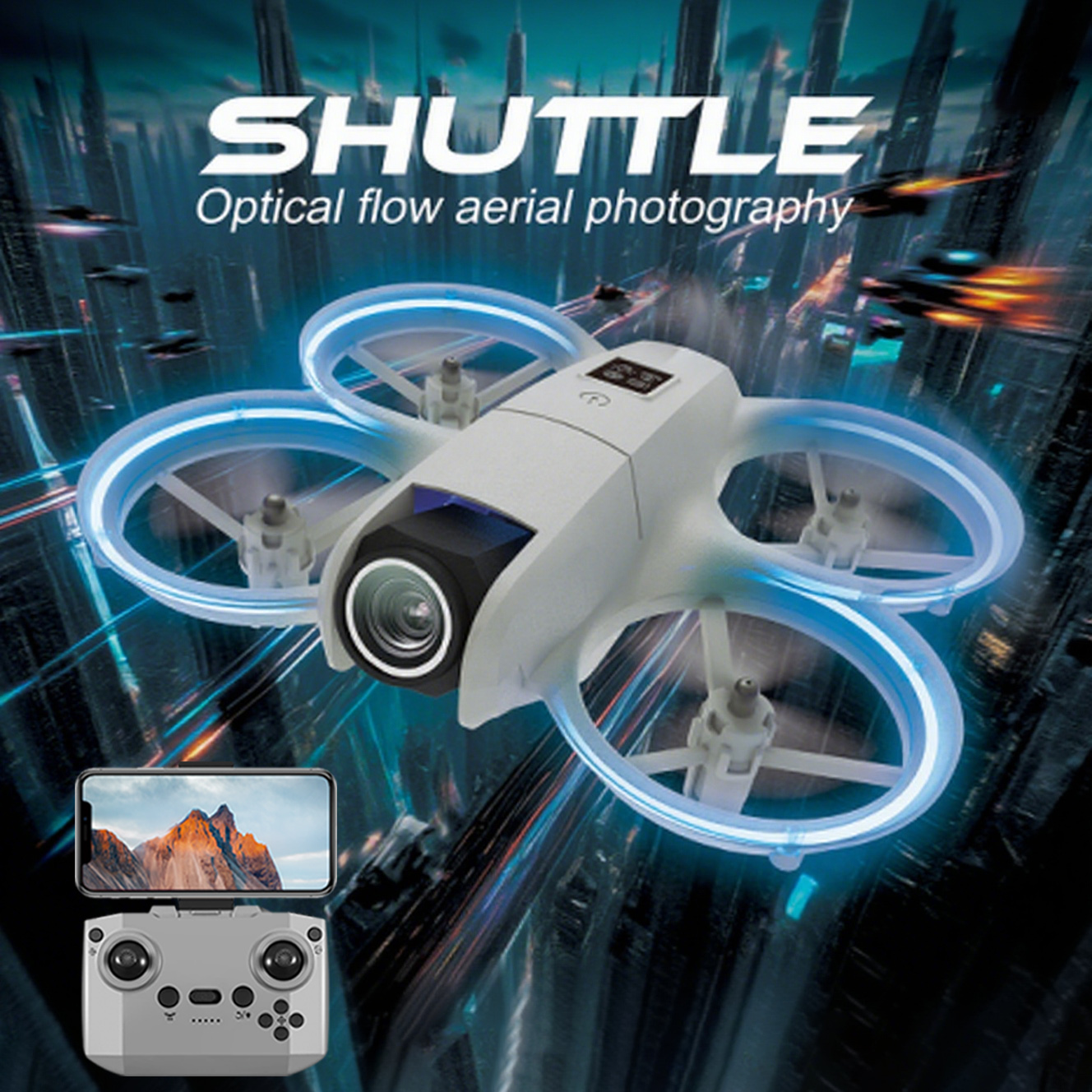 NEW 2026 Mini Foldable Drone W – Photography Lighting Position recenzja i cena