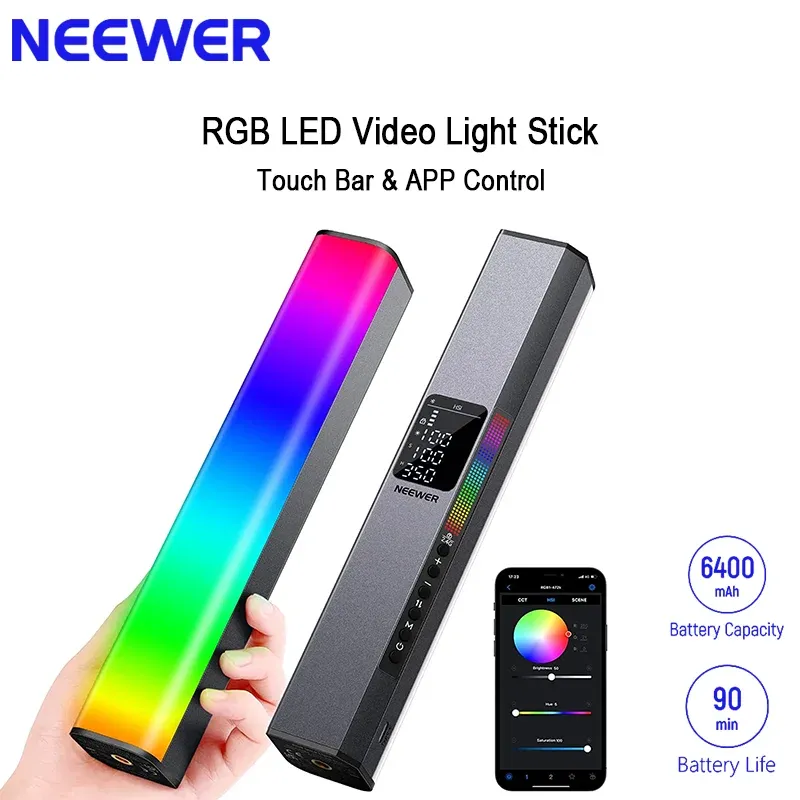 For NEEWER RGB Magnetic Handhe – Photography Lighting App recenzja i cena