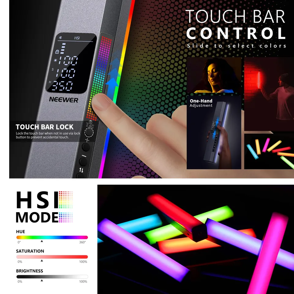 For NEEWER RGB Magnetic Handhe – Photography Lighting App recenzja i cena
