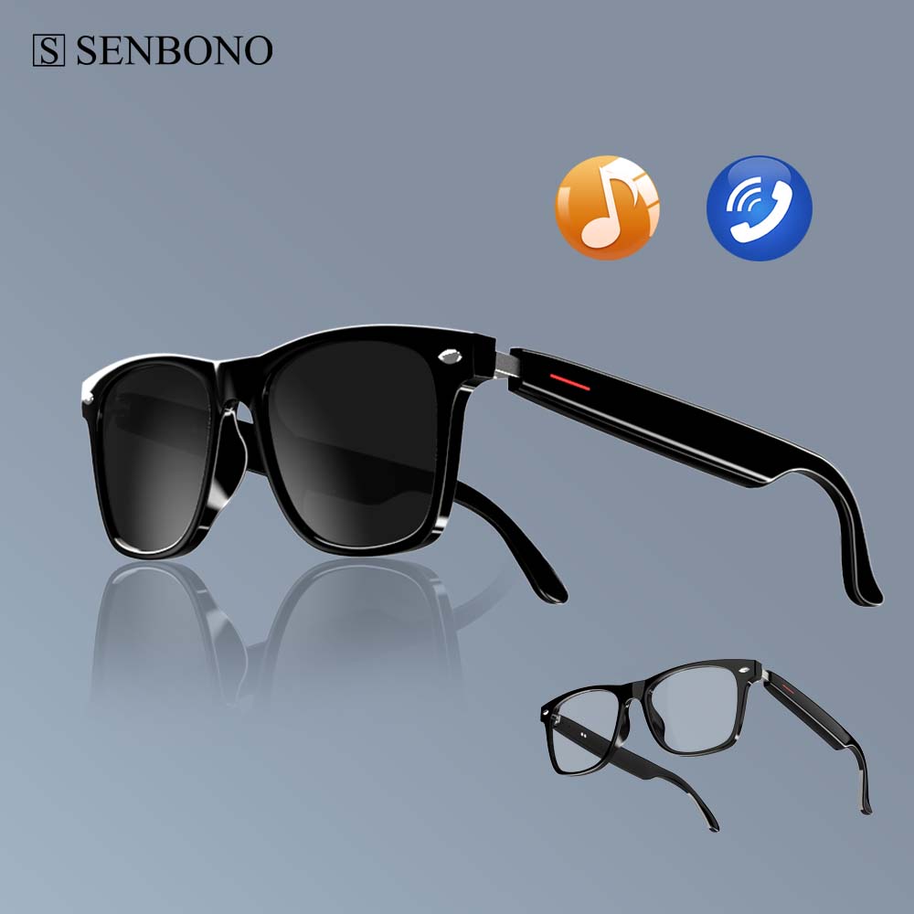 SENBONO E13 Smart Glasses:Blue – Photography Lighting Gear recenzja i cena