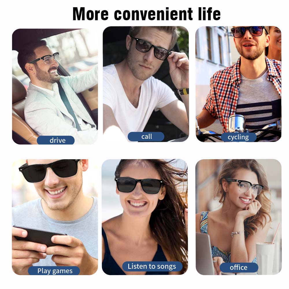 SENBONO E13 Smart Glasses:Blue – Photography Lighting Gear recenzja i cena